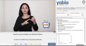 Yabla-video-player screen-shot